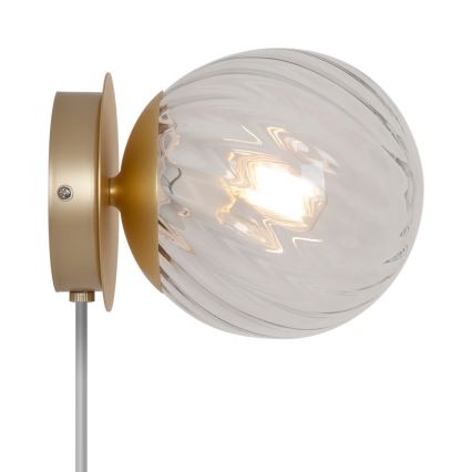Nordlux - Væglampe CHISELL 1xE14/25W/230V messing