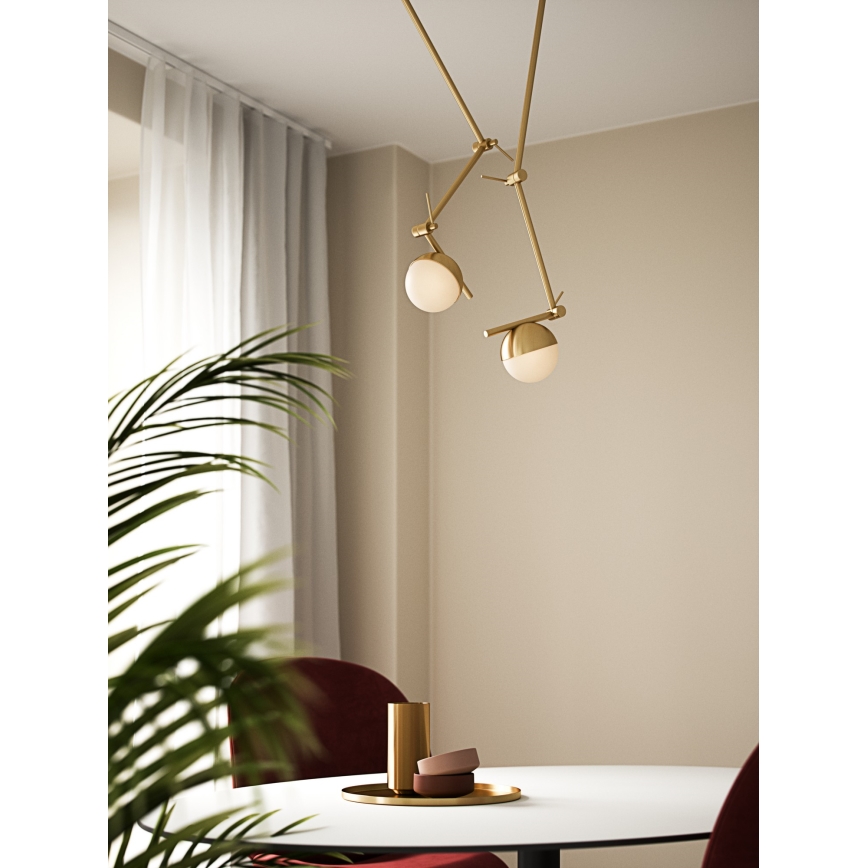 Nordlux - Væglampe CONTINA 1xG9/5W/230V messing