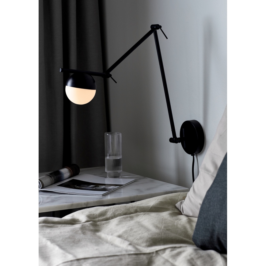 Nordlux - Væglampe CONTINA 1xG9/5W/230V sort