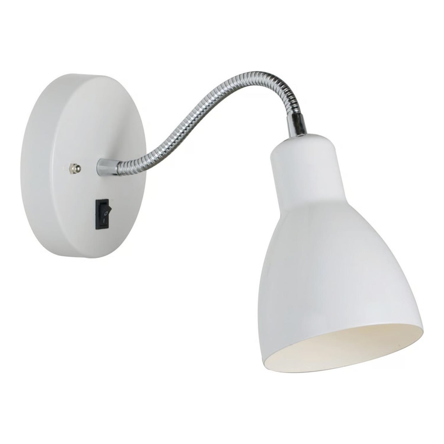 Nordlux - Væglampe CYCLONE 1x E14/15W/230V, hvid