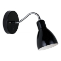 Nordlux - Væglampe CYCLONE 1xE14/15W/230V sort