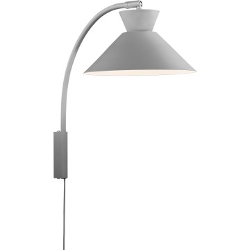Nordlux - Væglampe DIAL 1xE27/40W/230V grå