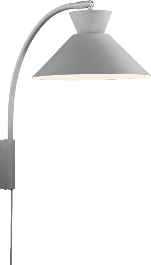 Nordlux - Væglampe DIAL 1xE27/40W/230V grå