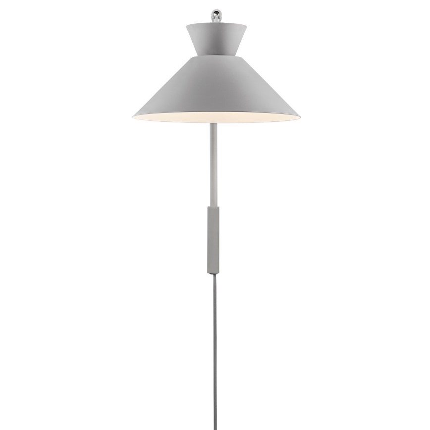 Nordlux - Væglampe DIAL 1xE27/40W/230V grå