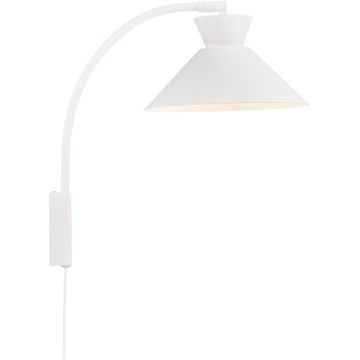 Nordlux - Væglampe DIAL 1xE27/40W/230V hvid
