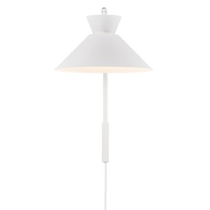 Nordlux - Væglampe DIAL 1xE27/40W/230V hvid
