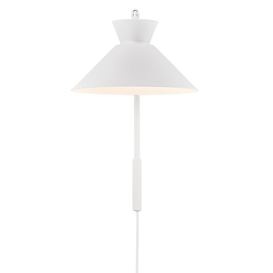 Nordlux - Væglampe DIAL 1xE27/40W/230V hvid