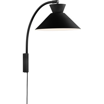 Nordlux - Væglampe DIAL 1xE27/40W/230V sort