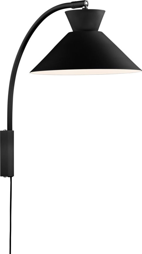 Nordlux - Væglampe DIAL 1xE27/40W/230V sort