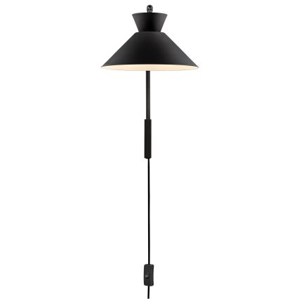 Nordlux - Væglampe DIAL 1xE27/40W/230V sort