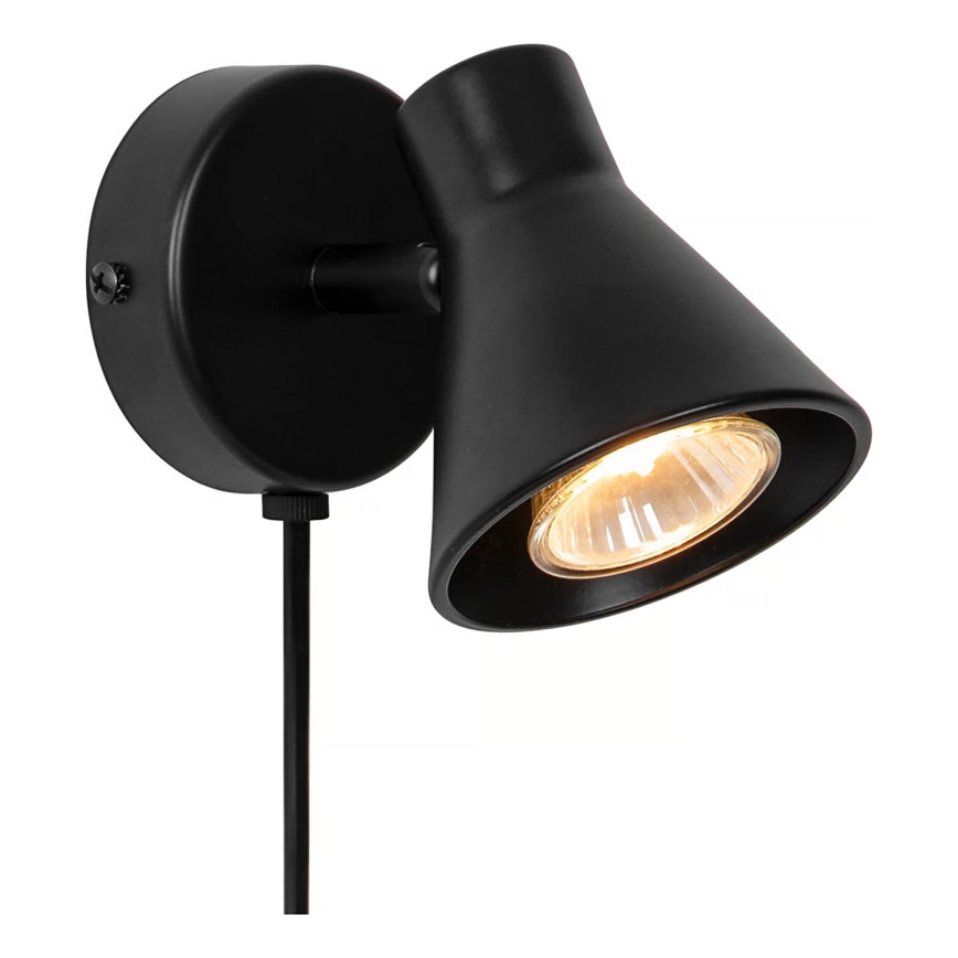 Nordlux - Væglampe EIK 1xGU10/35W/230V sort