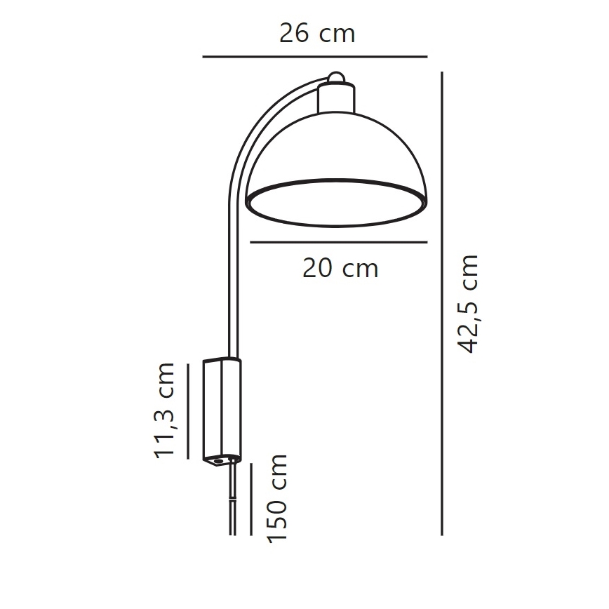 Nordlux - Væglampe ELLEN 1xE14/40W/230V hvid