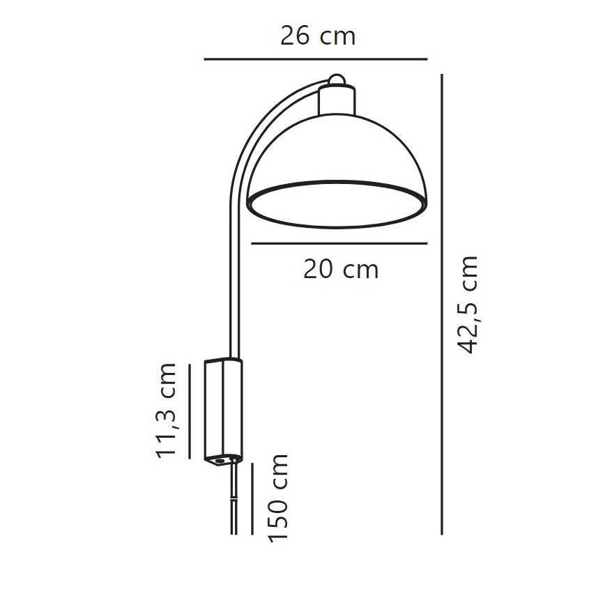 Nordlux - Væglampe ELLEN 1xE14/40W/230V skinnende krom