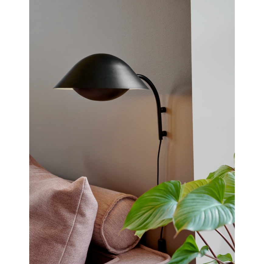 Nordlux - Væglampe FREYA 1xE14/40W/230V sort