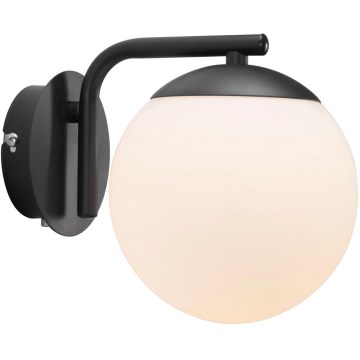 Nordlux - Væglampe GRANT 1xE14/40W/230V sort