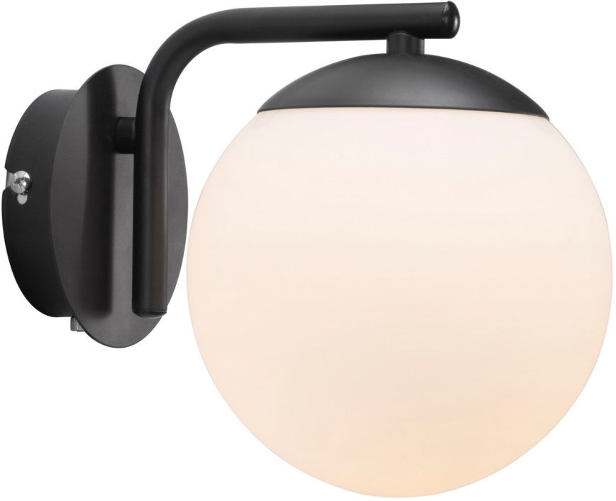 Nordlux - Væglampe GRANT 1xE14/40W/230V sort