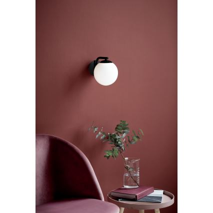 Nordlux - Væglampe GRANT 1xE14/40W/230V sort