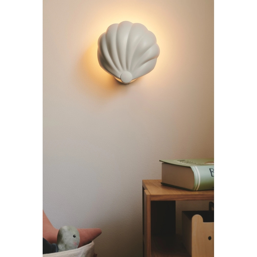 Nordlux - Væglampe KONCHI 1xE14/25W/230V hvid