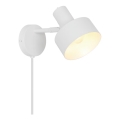 Nordlux - Væglampe MATIS 1xE27/15W/230V hvid
