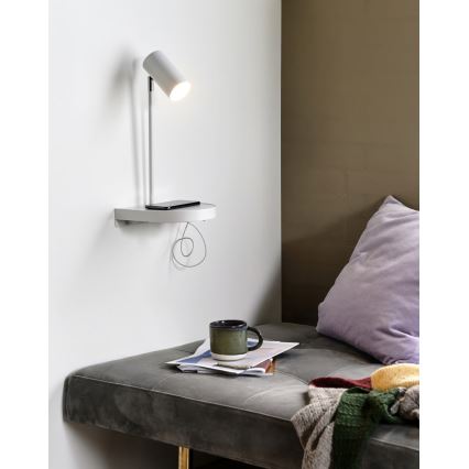 Nordlux - Væglampe med hylde CODY 1xGU10/15W/230V hvid