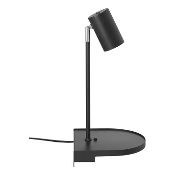 Nordlux - Væglampe med hylde CODY 1xGU10/15W/230V sort
