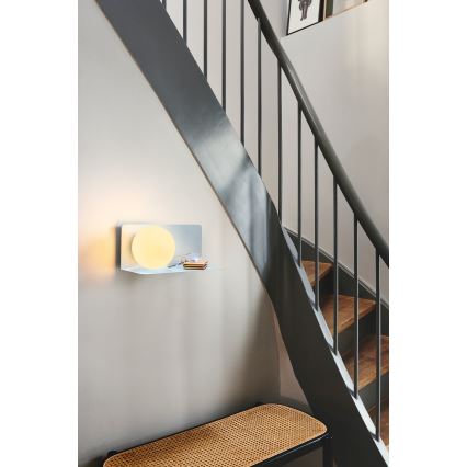 Nordlux - Væglampe med hylde LILIBETH 1xE14/25W/230V blå