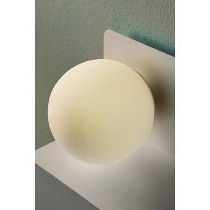 Nordlux - Væglampe med hylde LILIBETH 1xE14/25W/230V hvid
