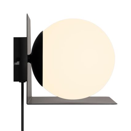 Nordlux - Væglampe med hylde LILIBETH 1xE14/25W/230V sort