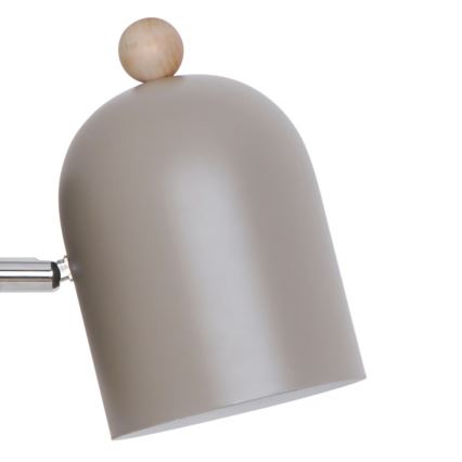 Nordlux - Væglampe med spot GASTON 1xE27/15W/230V beige