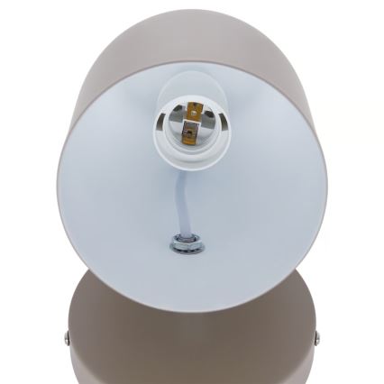 Nordlux - Væglampe med spot GASTON 1xE27/15W/230V beige