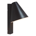 Nordlux - Væglampe med USB WILMER 1xE14/40W/230V sort