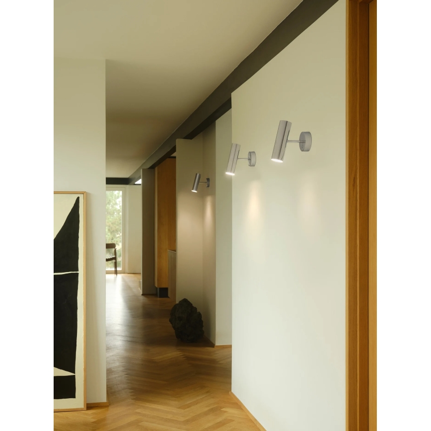 Nordlux - Vægspot MIB 1xGU10/20W/230V blank krom