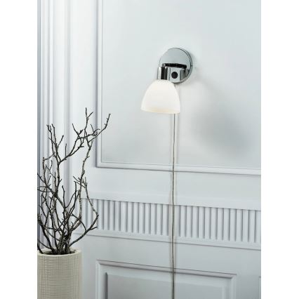 Nordlux - Væglampe RAY 1xE14/25W/230V hvid