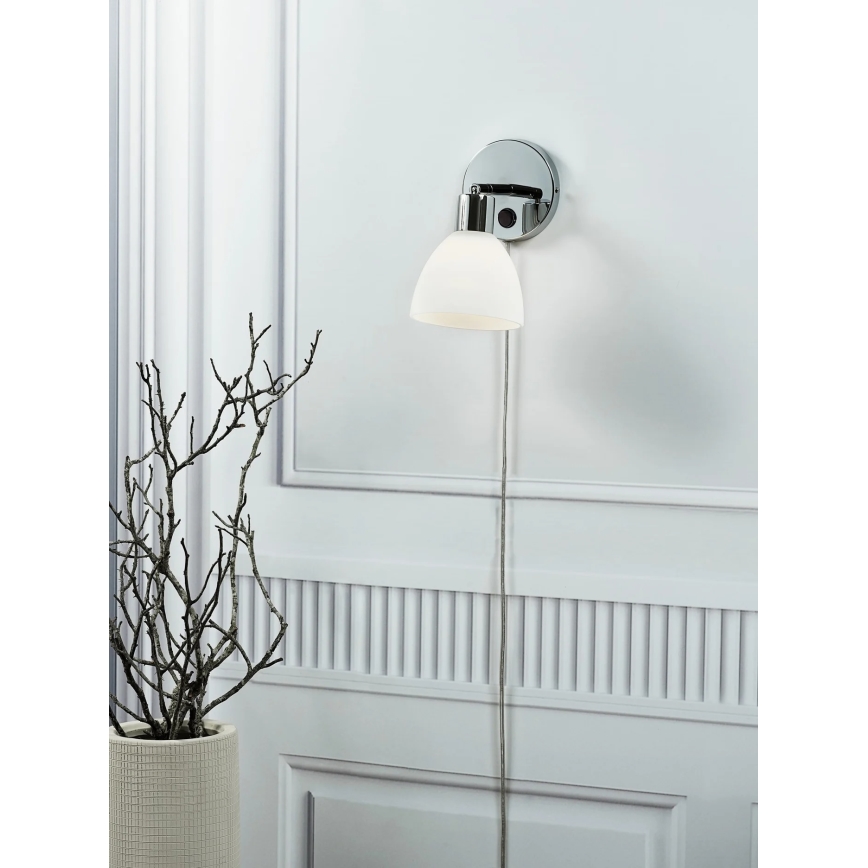 Nordlux - Væglampe RAY 1xE14/25W/230V hvid