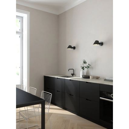 Nordlux - Væglampe STAY 1xE27/60W/230V sort