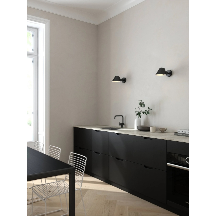 Nordlux - Væglampe STAY 1xE27/60W/230V sort
