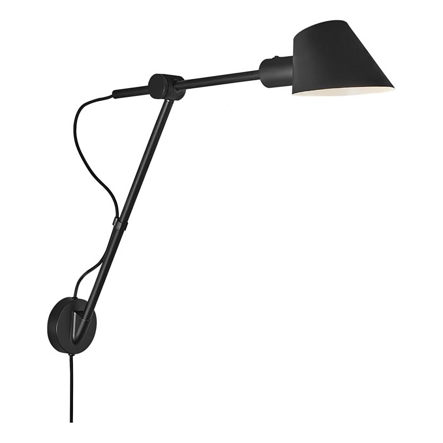 Nordlux - Væglampe STAY 1xE27/60W/230V sort