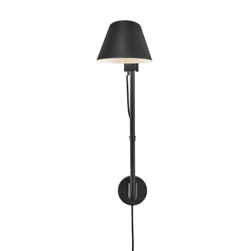 Nordlux - Væglampe STAY 1xE27/60W/230V sort