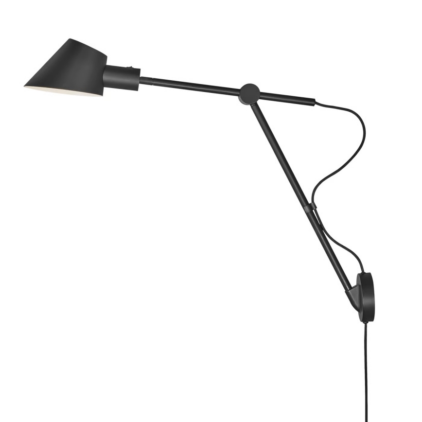 Nordlux - Væglampe STAY 1xE27/60W/230V sort