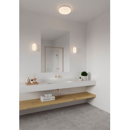 Nordlux - Væglampe til badeværelse FOAM 1xE27/55W/230V IP44 hvid