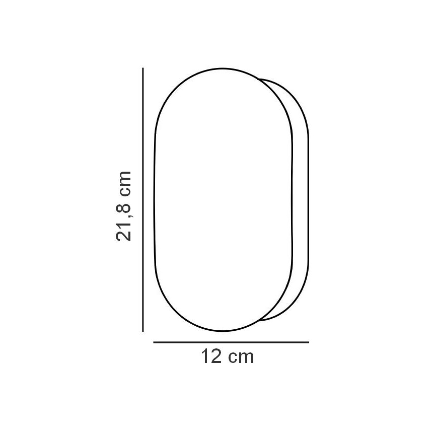 Nordlux - Væglampe til badeværelse FOAM 1xE27/55W/230V IP44 sort