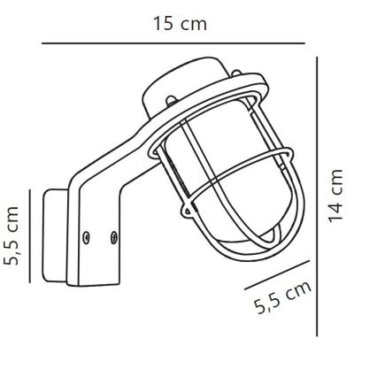 Nordlux - Væglampe til badeværelse MARINA 1xG9/40W/230V IP44 skinnende krom