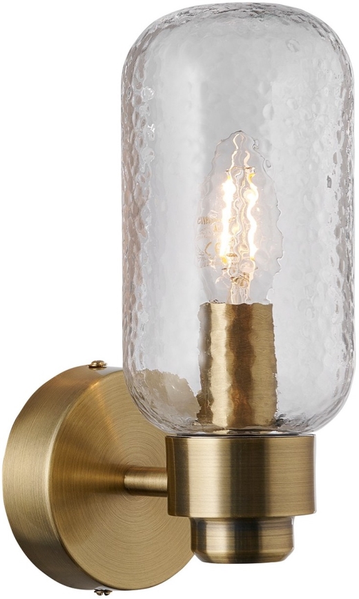 Nordlux - Væglampe til badeværelse TUTAN 1xE14/25W/230V IP44 messing