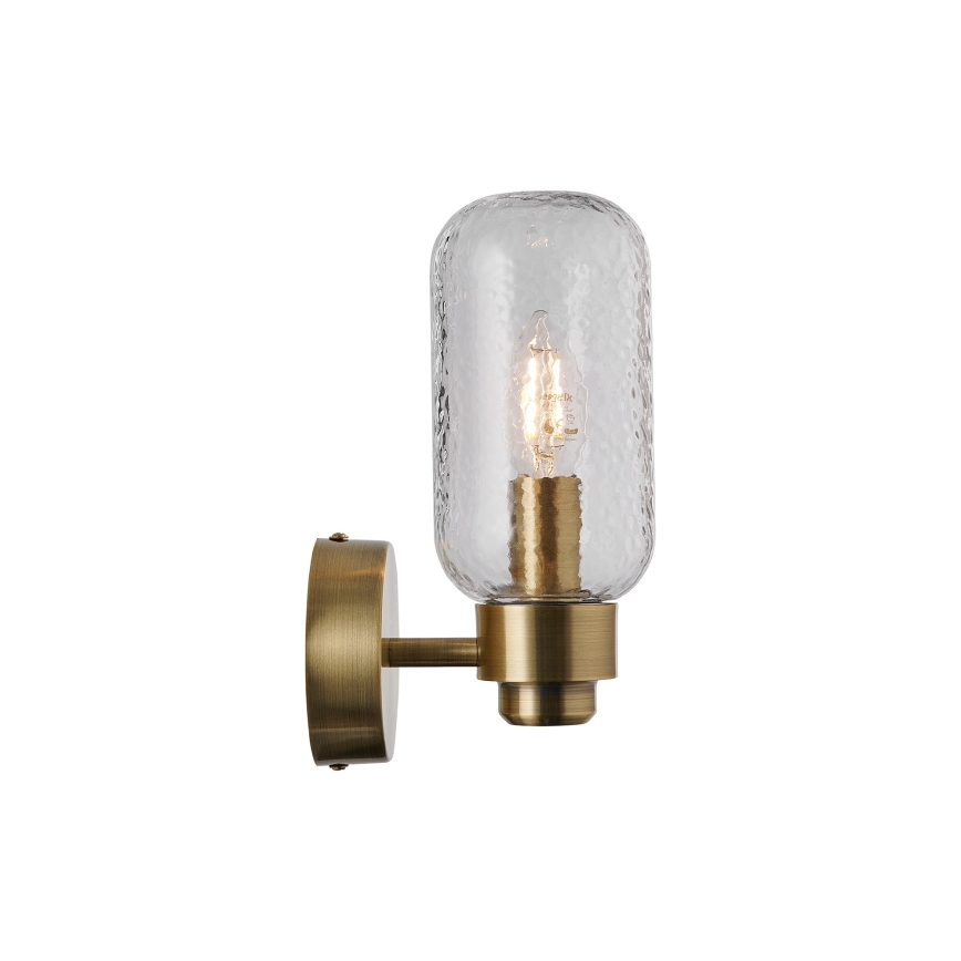 Nordlux - Væglampe til badeværelse TUTAN 1xE14/25W/230V IP44 messing