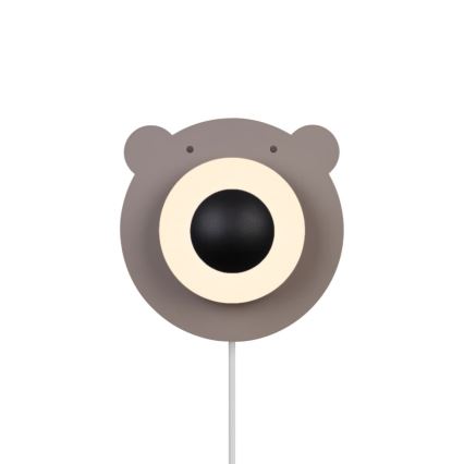 Nordlux - Væglampe til børn BRUNA BEAR 1xE14/25W/230V bjørn