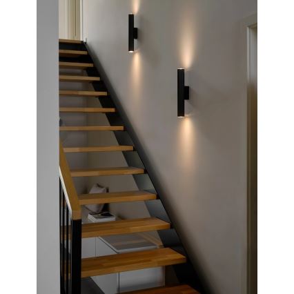 Nordlux - Væglampe VICO 2xGU10/5W/230V sort