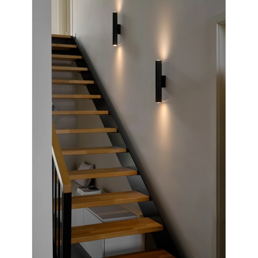 Nordlux - Væglampe VICO 2xGU10/5W/230V sort