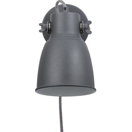 Nordlux - Vægspot ADRIAN 1xE27/25W/230V antracit