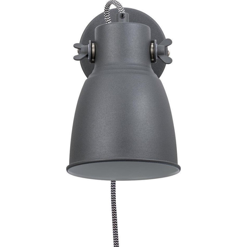 Nordlux - Vægspot ADRIAN 1xE27/25W/230V antracit