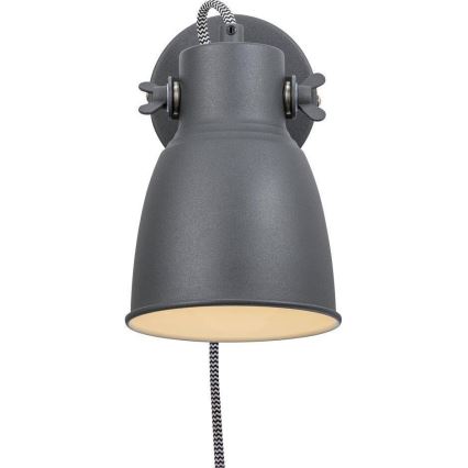 Nordlux - Vægspot ADRIAN 1xE27/25W/230V antracit